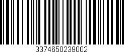 Código de barras (EAN, GTIN, SKU, ISBN): '3374650239002'