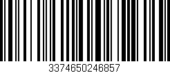 Código de barras (EAN, GTIN, SKU, ISBN): '3374650246857'