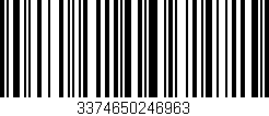 Código de barras (EAN, GTIN, SKU, ISBN): '3374650246963'