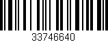 Código de barras (EAN, GTIN, SKU, ISBN): '33746640'