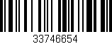 Código de barras (EAN, GTIN, SKU, ISBN): '33746654'