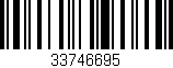 Código de barras (EAN, GTIN, SKU, ISBN): '33746695'