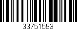Código de barras (EAN, GTIN, SKU, ISBN): '33751593'