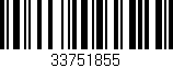 Código de barras (EAN, GTIN, SKU, ISBN): '33751855'