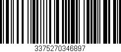 Código de barras (EAN, GTIN, SKU, ISBN): '3375270346897'