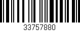 Código de barras (EAN, GTIN, SKU, ISBN): '33757880'