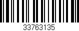 Código de barras (EAN, GTIN, SKU, ISBN): '33763135'