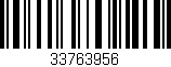 Código de barras (EAN, GTIN, SKU, ISBN): '33763956'