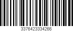 Código de barras (EAN, GTIN, SKU, ISBN): '3376423334266'