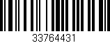 Código de barras (EAN, GTIN, SKU, ISBN): '33764431'