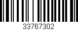 Código de barras (EAN, GTIN, SKU, ISBN): '33767302'