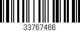 Código de barras (EAN, GTIN, SKU, ISBN): '33767466'