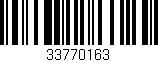 Código de barras (EAN, GTIN, SKU, ISBN): '33770163'