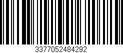 Código de barras (EAN, GTIN, SKU, ISBN): '3377052484292'