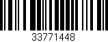 Código de barras (EAN, GTIN, SKU, ISBN): '33771448'