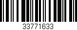 Código de barras (EAN, GTIN, SKU, ISBN): '33771633'
