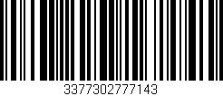 Código de barras (EAN, GTIN, SKU, ISBN): '3377302777143'