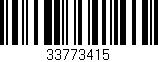 Código de barras (EAN, GTIN, SKU, ISBN): '33773415'