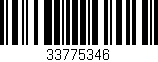 Código de barras (EAN, GTIN, SKU, ISBN): '33775346'