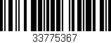 Código de barras (EAN, GTIN, SKU, ISBN): '33775367'