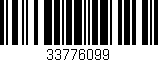 Código de barras (EAN, GTIN, SKU, ISBN): '33776099'