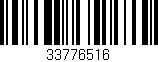 Código de barras (EAN, GTIN, SKU, ISBN): '33776516'