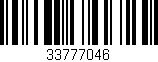 Código de barras (EAN, GTIN, SKU, ISBN): '33777046'