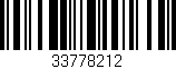 Código de barras (EAN, GTIN, SKU, ISBN): '33778212'