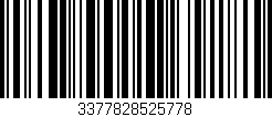 Código de barras (EAN, GTIN, SKU, ISBN): '3377828525778'