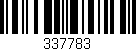 Código de barras (EAN, GTIN, SKU, ISBN): '337783'
