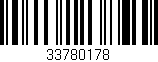 Código de barras (EAN, GTIN, SKU, ISBN): '33780178'