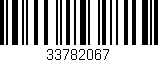Código de barras (EAN, GTIN, SKU, ISBN): '33782067'