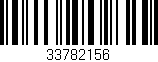 Código de barras (EAN, GTIN, SKU, ISBN): '33782156'