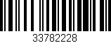 Código de barras (EAN, GTIN, SKU, ISBN): '33782228'
