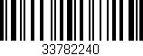 Código de barras (EAN, GTIN, SKU, ISBN): '33782240'
