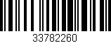 Código de barras (EAN, GTIN, SKU, ISBN): '33782260'