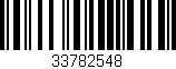 Código de barras (EAN, GTIN, SKU, ISBN): '33782548'