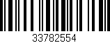 Código de barras (EAN, GTIN, SKU, ISBN): '33782554'
