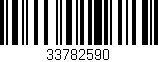Código de barras (EAN, GTIN, SKU, ISBN): '33782590'