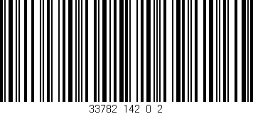 Código de barras (EAN, GTIN, SKU, ISBN): '33782_142_0_2'