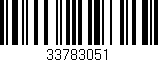 Código de barras (EAN, GTIN, SKU, ISBN): '33783051'