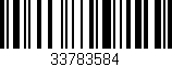 Código de barras (EAN, GTIN, SKU, ISBN): '33783584'