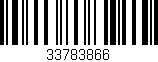 Código de barras (EAN, GTIN, SKU, ISBN): '33783866'