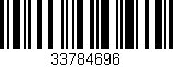 Código de barras (EAN, GTIN, SKU, ISBN): '33784696'