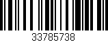 Código de barras (EAN, GTIN, SKU, ISBN): '33785738'
