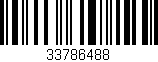 Código de barras (EAN, GTIN, SKU, ISBN): '33786488'