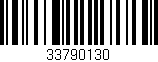 Código de barras (EAN, GTIN, SKU, ISBN): '33790130'