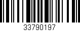 Código de barras (EAN, GTIN, SKU, ISBN): '33790197'