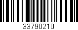 Código de barras (EAN, GTIN, SKU, ISBN): '33790210'