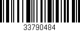 Código de barras (EAN, GTIN, SKU, ISBN): '33790484'